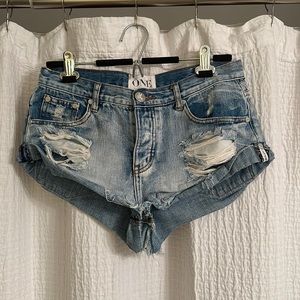One Teaspoon denim shorts